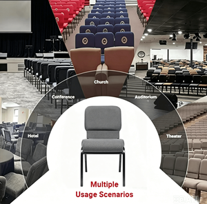 Sillas para Conferencias, Especificaciones, Sillas para Banquetes de Iglesia, Sillas de Iglesia Modernas al por Mayor con Logotipo, Venta al por Mayor en Guangzhou con Bolsillo - Product Image 6