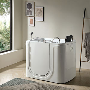 ホワイトアクリルマッサージタブエルダー障害者ウォークインバスタブウォークインタブ高齢者 - Product Image 1