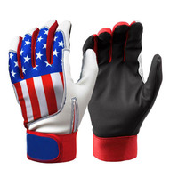 Guantes de Bateo de Béisbol Blancos Personalizados de Areone Industries, Duraderos, de Cuero Genuino, con Tela Lykra y Correa de Softshell, Profesionales
