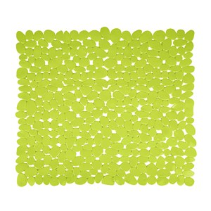 Tappetino Doccia in PVC con Pietre 53X53CM Verde - Product Image 1