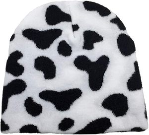 Women <b>Men</b> <b>Winter</b> <b>Hats</b> Animals Print Pattern Beanie Knitted Soft Warm Slouchy Skull Ski Cap - Product Image 1
