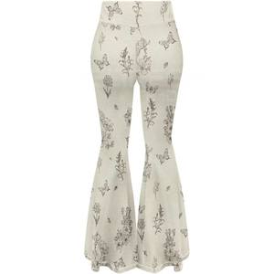 Pantalones acampanados estampados de primera calidad para mujer 2025, Pantalones de mujer baratos de alta calidad al por mayor - Product Image 5