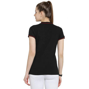 Venta caliente de las mujeres Polo camiseta al por mayor de encargo del polo para las mujeres transpirable impreso Polo camiseta de golf - Product Image 5