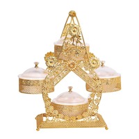 Nouveau design personnalisé de bol de dattes et de collations faites à la main pièce de qualité fantastique pour la décoration du Ramadan vente en gros