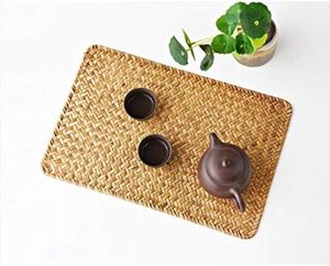 Best Natural Beaded Rattan Rounded <b>Placemat</b> American Design Tableware Decorative Mats & Pads for Parties & Other Functions - Product Image 4