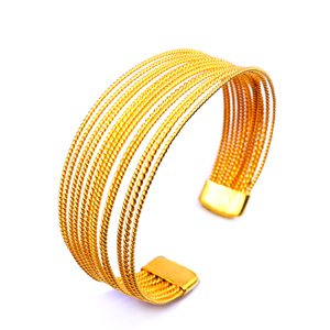 Diseñador de Plata de Ley 925 clásico personalizado línea elegante textura estilo Vintage señoras desgaste brazalete - Product Image 1