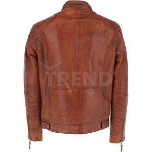 <b>Fine</b> Quality Soft Touch Cowhide Leather Fashion Jacket for Men Best OEM Manufacturers New Style Fashion Leather Jacket - Product Image 5