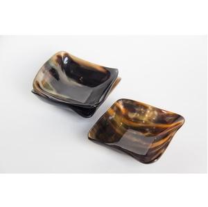 Bols en corne de buffle polie naturelle avec une texture unique, style élégant pour la décoration de la maison, du bureau, de la table, utilisation pour servir des fruits, plateaux - Product Image 2