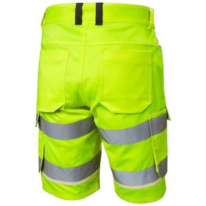 Pantalones Cortos de Trabajo de Alta Visibilidad para Hombre, Pantalones Cortos de Seguridad Reflectantes, Fabricante de Marca Privada OEM Personalizada - Product Image 4
