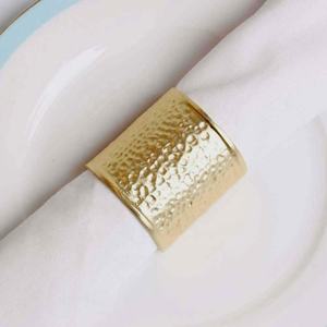 Decoration Accessories Stainless Steel Elegant Gold Round Modern Napkin <b>Ring</b> Premium Quality Designer Napkin <b>Ring</b> - Product Image 2