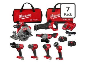 Kit combiné sans fil M18''-FUEL 18V Lithium-Ion sans balais, neuf et original, avec deux batteries de 5,0 Ah et 3 ans de garantie OEM - Product Image 2