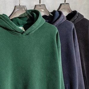 Conjunto Deportivo Holgado y Pesado Personalizado para Hombre, Sudadera con Capucha y Pantalones Deportivos, Bordado 3D, Lavado Ácido - Product Image 3