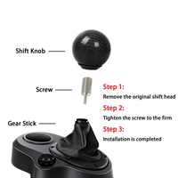 Adaptateur de pommeau de vitesse en aluminium CNC pour volants de simulation de course Logitech (G29/G923), filetage M12x1.25, simulateur de course, accessoire de jeu