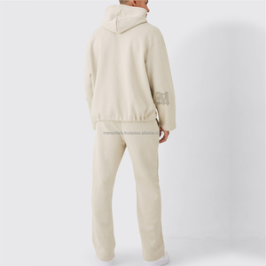 Mono Riders Conjunto de Sudadera con Capucha y Pantalones de Chándal Acampanados, Personalizado con Cremallera, Lavado Ácido, Parches y Bordados con Efecto Desgastado - Product Image 3