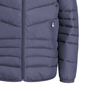 Chaqueta de invierno formal empacable de espesor fino con cuello levantado impermeable y a prueba de viento Reversible para el calor en movimiento - Product Image 3