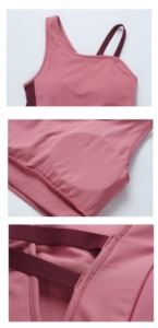 Activewear Fitness hecho a medida transpirable mujeres de alta calidad ligero y transpirable ajustable señoras Sujetador deportivo logotipo personalizado Cl - Product Image 3