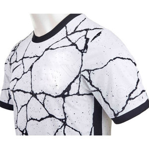 Camiseta de Fútbol Sublimada Personalizada Más Vendida, 100% Poliéster, Secado Rápido, Ligera, Transpirable, Servicio Personalizado OEM - Product Image 3