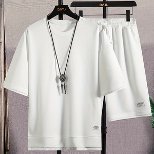 Conjunto de camiseta doble extragrande para Hombre | Camisas de algodón con estampado de calle personalizado - Product Image 1