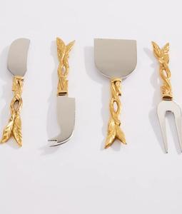 Hot Sale Brass <b>cheese</b> <b>set</b> Wedding and Hotel Ware High quality Brass Cutlery Flatware <b>Set</b> <b>cheese</b> <b>set</b> top sale - Product Image 1
