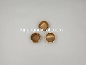 Cuenco grande de madera de acacia D15xH7cm | Cuenco para servir frutas y ensaladas de madera hecho a mano | Vajilla de cocina natural rústica - Product Image 5