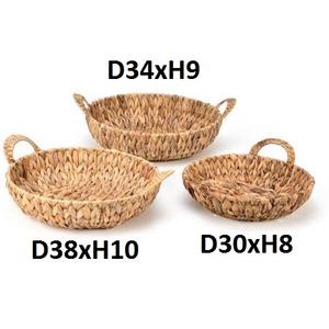 Organizador de almacenamiento de jacinto de agua de la mejor colección, cesta de almacenamiento, decoración de muebles de habitación tejida a mano duradera - Product Image 4