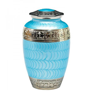 Nueva llegada Urnas de cremación de aluminio para cenizas Personalizables para urnas de adultos funerarios en proveedor mayorista Varios tamaños y formas - Product Image 2