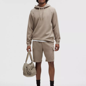 Sudadera con capucha de algodón pesado 100% para hombre de invierno con estampado personalizado 240g Boxy Fit Oversize de longitud regular bordado pulóver logotipo liso - Product Image 2