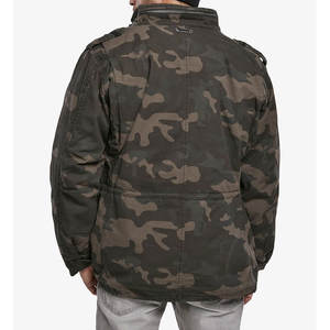 Veste camouflage imperméable et chaude avec plusieurs poches et capuche réglable pour la veste camouflage tactique d'hiver pour hommes - Product Image 2
