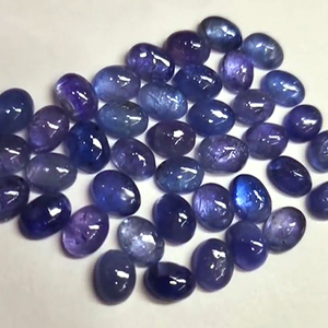 342 piezas de tanzanita Natural 7x5mm 9x7mm 11x9mm ovalada 4mm 5mm 7mm 9mm cabujón redondo 626 Cts lote Iroc ventas cabina de piedras preciosas sueltas - Product Image 2
