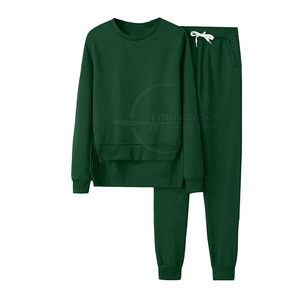 Ensemble de survêtements de rue personnalisés de qualité supérieure pour femmes Nouveau design Ensemble de survêtements en coton personnalisé - Product Image 1