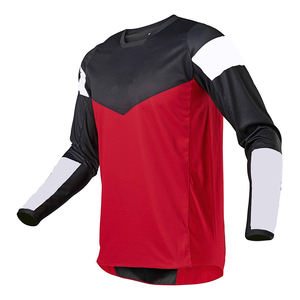 Conception de logo personnalisé séchage rapide qualité supérieure prix abordable confortable maillot de moto de course motocross - Product Image 3