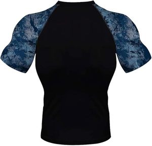 Customized Logo Sublimation <b>Printed</b> Spandex Compression Shirts <b>Surfing</b> Diving Rashguard BJJ Uniforms Unisex MMA Rash Guard - Product Image 5