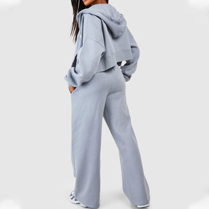 ชุดวอร์มสเวตเตอร์แบบตัดสำหรับผู้หญิงชุดวอร์มแบบกำหนดเองสำหรับ2026 - Product Image 2