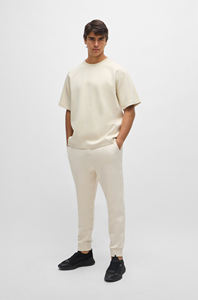 Venta al por mayor 100% algodón hombres camiseta personalizada con su logotipo de la marca Lisa Casual patrón de letras camiseta en blanco - Product Image 3