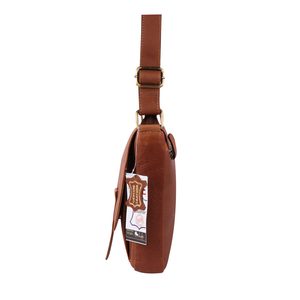 Sac messager en cuir PU vintage unisexe, grande capacité, durable, tendance, décontracté, fermeture éclair, portable, pour affaires - Product Image 3