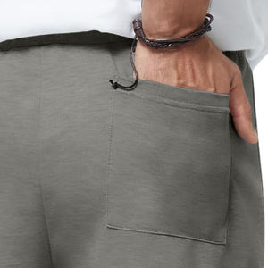 กางเกงขาสั้นคาร์โก้ผู้ชาย OEM กางเกงลำลองสำหรับผู้ชายเสื้อผ้าแนวสตรีทผ้ายืด5กระเป๋าใส่สบายสีขาว - Product Image 4