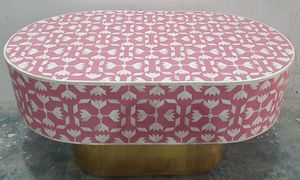 Table d'appoint élégante en incrustation d'os pour salon, décoration d'intérieur, table basse, meubles en incrustation de résine naturelle, table d'appoint au meilleur prix - Product Image 3