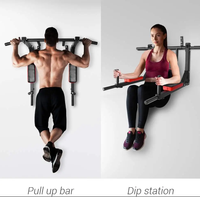 Station de musculation tout-en-un unisexe pour usage domestique, barre de traction murale en acier inoxydable, exercices pour les bras, les triceps, la poitrine et le dos