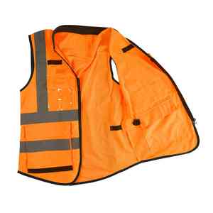 Chaqueta de Trabajo de Alta Visibilidad para Hombre, Transpirable, Resistente, con 2 Bolsillos, Ropa de Seguridad, Hecha en Pakistán - Product Image 3