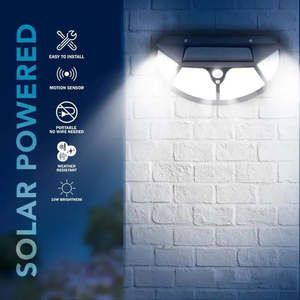 Đổi mới năng lượng mặt trời LED cảm biến chuyển động đèn tường cho nhà đường lái xe & trước hiên không thấm nước không dây ngoài trời đèn tường - Product Image 1