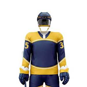 Nuevo diseño uniforme de hockey nueva llegada nivel internacional uniforme de hockey sobre hielo y campo camisetas/pantalones cortos hechos a medida - Product Image 4