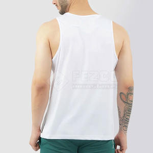 Débardeur d'entraînement avec étiquette personnalisée Débardeur à séchage rapide pour hommes Idéal pour la course ou la gymnastique Débardeur pour hommes - Product Image 3