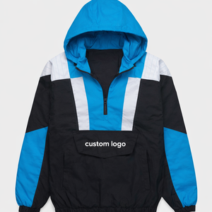 Chaqueta Cortavientos Unisex al por Mayor |   Chaqueta Ligera Impermeable y Transpirable con Capucha y Bordado Frontal, Servicio OEM Personalizado Disponible - Product Image 1