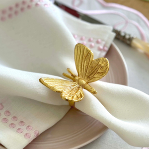 Vente en gros ronds de serviette de table en feuille de ginkgo dorés de luxe élégants porte-serviettes en métal pour mariage, banquet, fête, hôtel, maison, décoration de table - Product Image 6