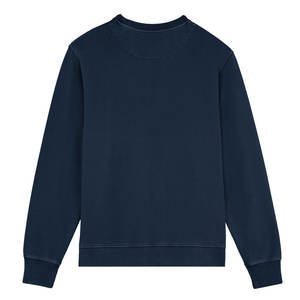 Nuevo estilo Logo Custom Fleece Crewneck Mock Neck Negro Gris Manga larga Sudaderas en blanco para hombre - Product Image 2