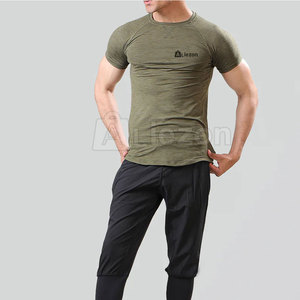 Fabricant d'usine T-shirts de fitness sur mesure T-shirts de fitness grande taille à la mode en bas quantité minimale de commande - Product Image 4