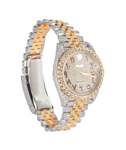 VVS Moissanite White Brilliant Diamond Luxury Hip Hop Collection Banda de acero inoxidable para hombres 41mm Sport Autometic Mechanical - Product Image 3