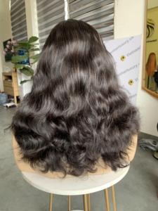 ผมแท้สีธรรมชาติจากผู้บริจาคชาวเวียดนาม วิกผมลอนแบบปรับแต่งได้ - Product Image 6