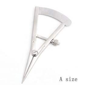 Instruments d'implant dentaire orthodontique vétérinaire 20mm jauge de mesure orthopédique incurvée en métal Castroviejo pied à coulisse - Product Image 4