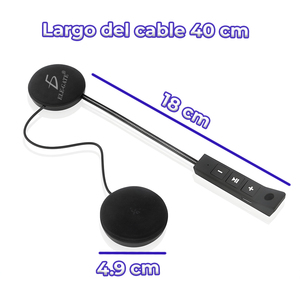 Auriculares Bluetooth 5.3 Manos Libres para Casco de Motocicleta, Sonido Estéreo Cómodo con Micrófono, Comunicación para Motocicleta - Product Image 4